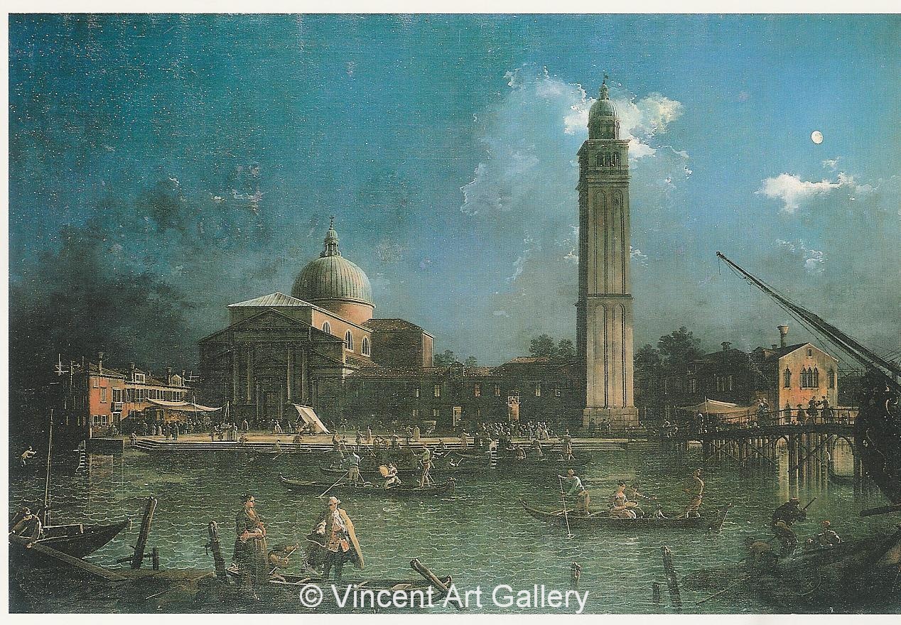 A1002, CANALETTO, Night-time Celebration outside the Church etc.